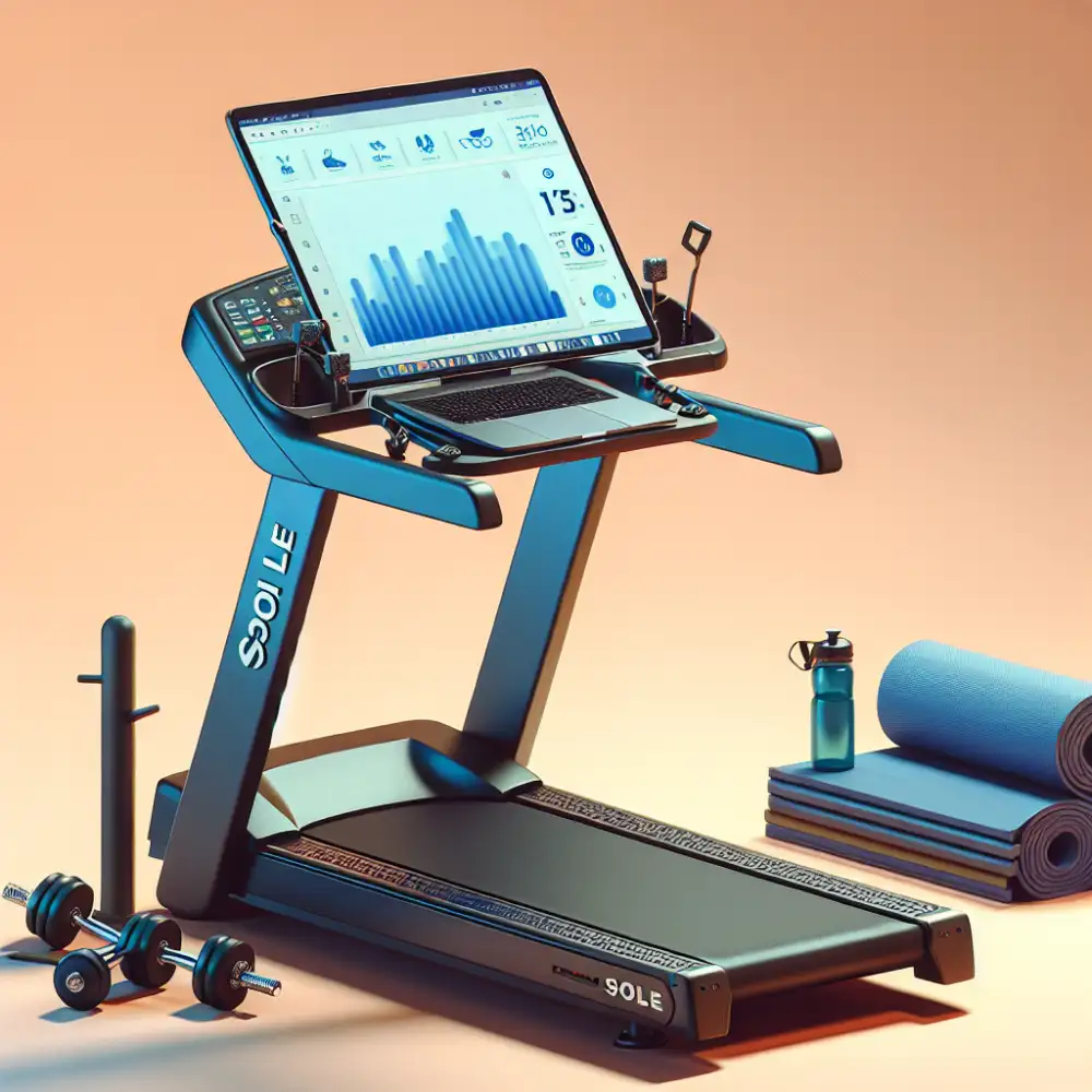 sole treadmill laptop holder