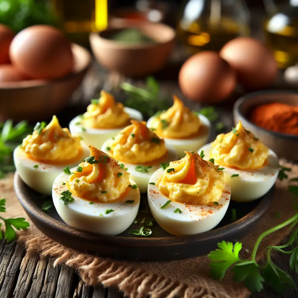 fried deviled eggs